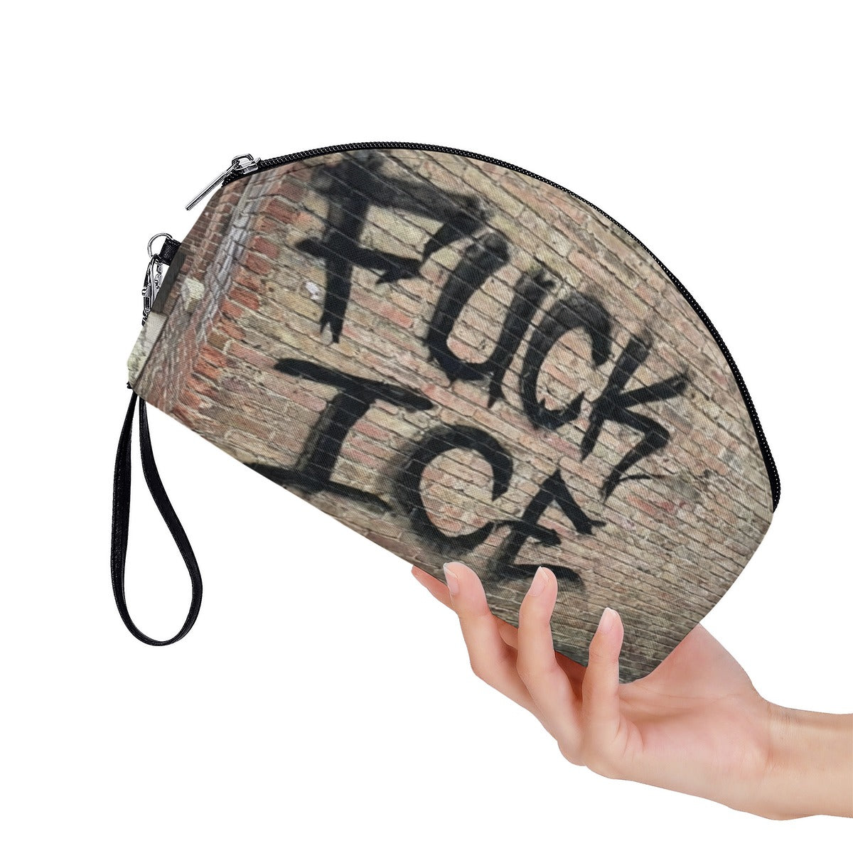 Fuck Ice Curved Cosmetic Bags