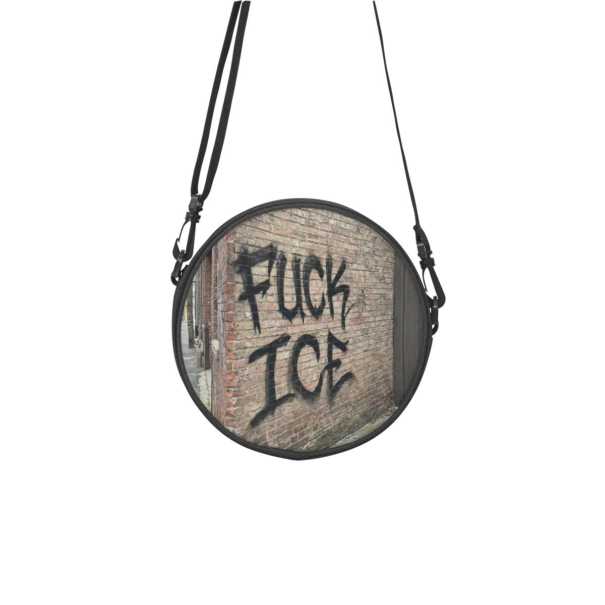 Fuck Ice Round Satchel Bags