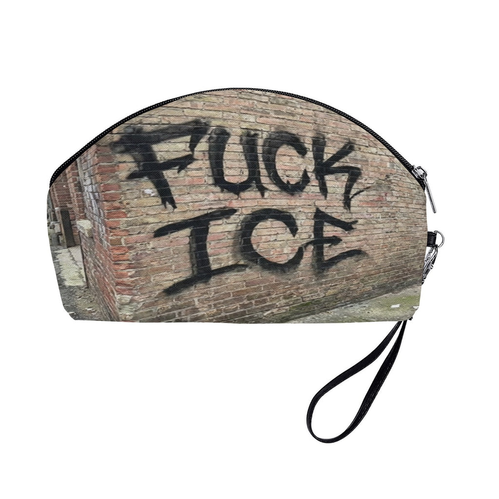 Fuck Ice Curved Cosmetic Bags