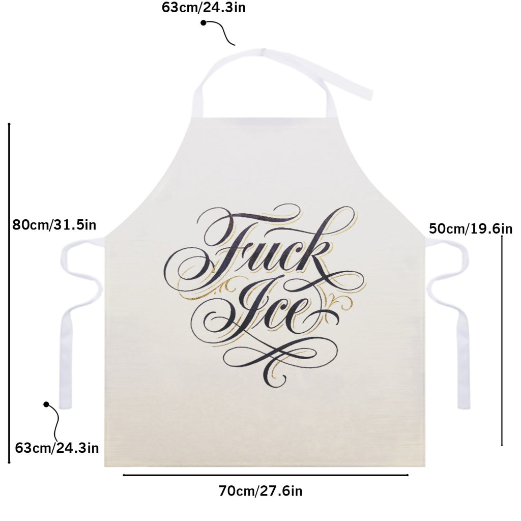 Adjustable Apron With White Strap