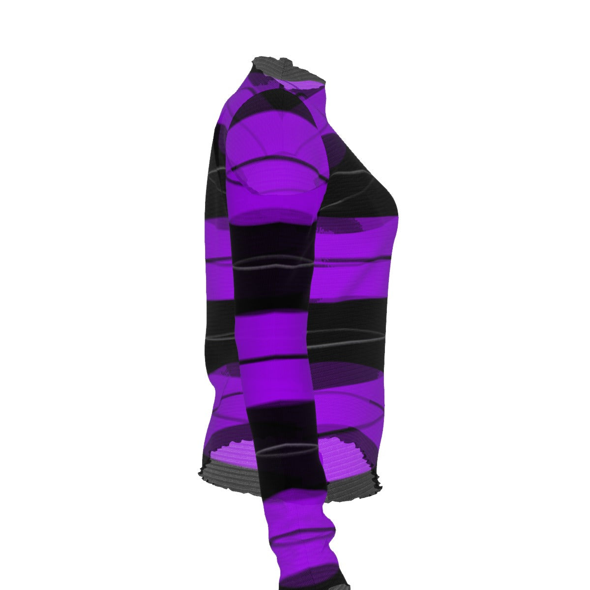 Women's  Purple Charlie Brown Mesh T-shirt