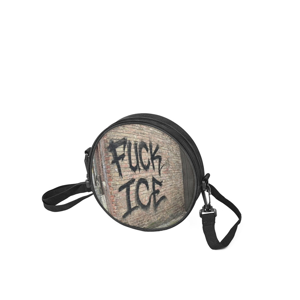 Fuck Ice Round Satchel Bags